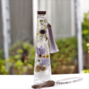 ❤天国の花畑ハーバリウム ～永遠の安らぎを彩る紫の仏花～の画像