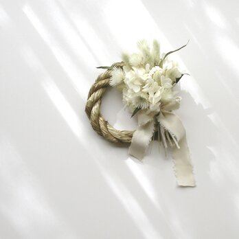 2wayお正月リース＊whiteの画像