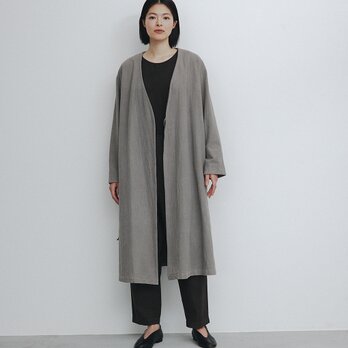 クレープカシュクールコート GRAYの画像