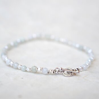 -Jade・Pearl・Silver- braceletの画像