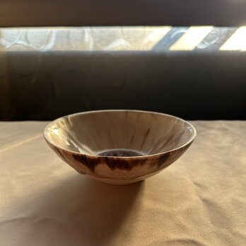 流彩釉ボウル15cm 薄ピンクの画像