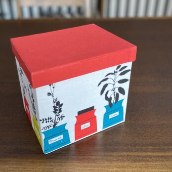 [fairy talepattern cartonnage]北欧風生地でフリーケースの画像