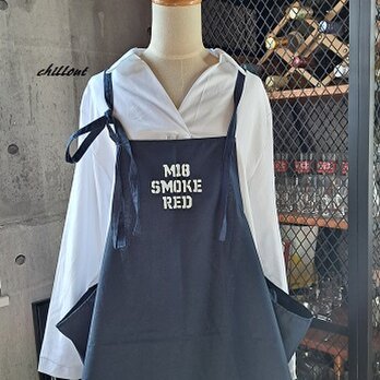 【sale】【背中がかわいい】エプロンドレス：ネイビー：ミリタリー【0610】の画像