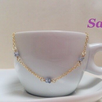 ☆再販☆青い輝きネックレス