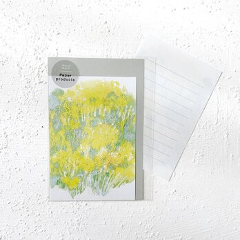 一筆箋　【封筒付き】　菜の花の画像