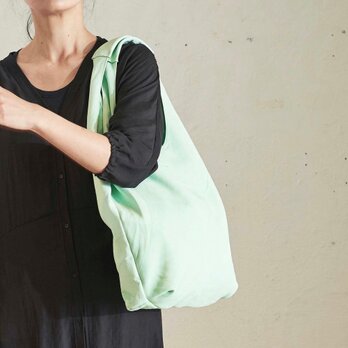 【ジビエ鹿革・ジビエレザー】ENISICA ニシカ・バッグ ラムネ ペールグリーン【※受注生産】の画像