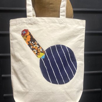 totebag /ヴィンテージファブリックのパッチワーク　トートバッグ■tf-374dの画像