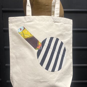 totebag /ヴィンテージファブリックのパッチワーク　トートバッグ■tf-374iの画像