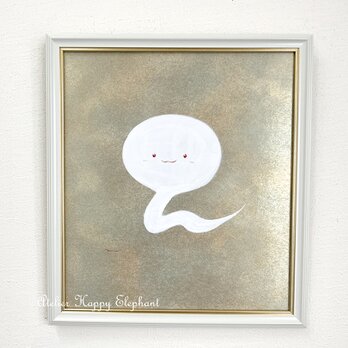 白蛇様【額付き原画】の画像