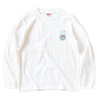 長袖Tシャツ『サワヤカポニーテール』男女兼用 ロンT ワンポイントの画像