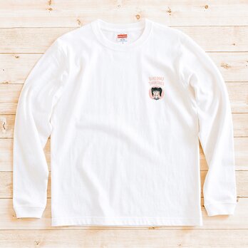 長袖Tシャツ『ドキドキツインテール』男女兼用 ロンT ワンポイントの画像
