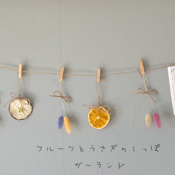 「Bloom & Fruit Garland ～花とフルーツのナチュラル-ガーランド」送料無料！の画像