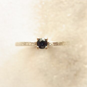 Silver Gold Combination Ring / SV925,K18YG,Sapphireの画像