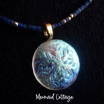*14Kgf* Snowflake & Lapislazuli ☆２WAY☆　聖夜のスノーフレーク＆ラピスラズリネックレスの画像