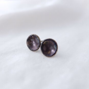 ピアス dish charcoalの画像