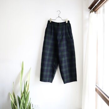 halfway cargo pants (black watch)の画像