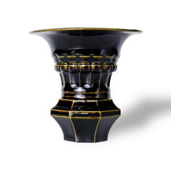雷珠・Raiju / 天目ブラック（花瓶・VASE）の画像