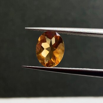 シトリン[269] 9x7mm 2Cts 　天然石 ルース／カボションの画像