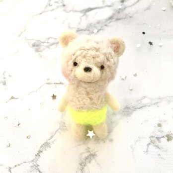 【ブローチ】白くまちゃんブローチの画像