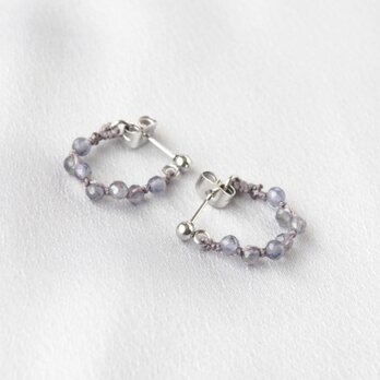 Zigzag Circle Pierce（アイオライト）の画像
