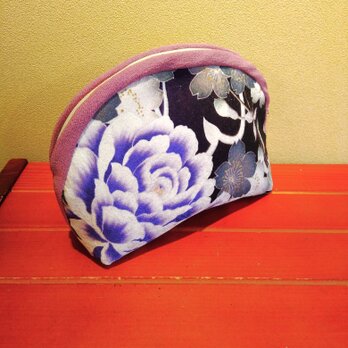 着物　楕円型ポーチ（大）の画像