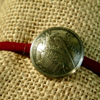 ＃H129 España Coin Hair Elasticの画像