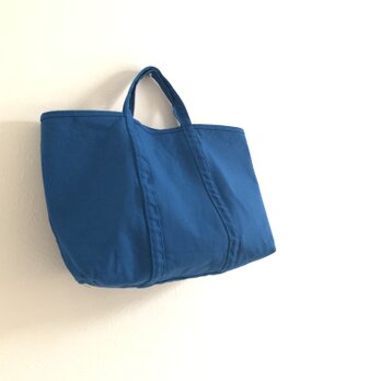 帆布　BASIC TOTE(M) ブルーの画像