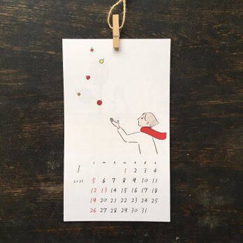2025年カレンダー「花と甘と」の画像
