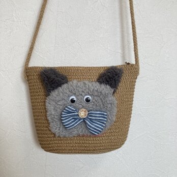 ショルダーバッグ　猫②の画像