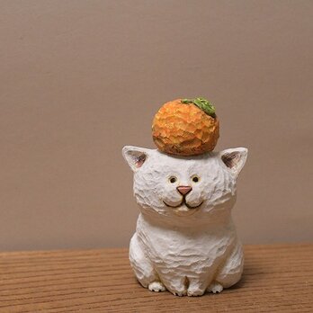 お供え餅ねこ（売れました）の画像