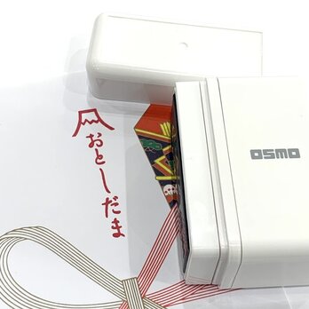 【送料無料】OSMO「おとしだま」赤インキスタンプ シャチハタ お年玉袋 ポチ袋 新年 お正月 正月ハンコ 年賀スタンプの画像