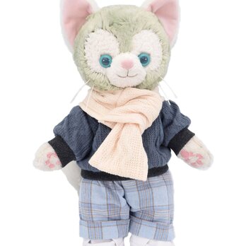ジェラトーニ 服 着せ替え コスチューム マフラー付セーターコーデ No.3 本体無 Sサイズ用 送料無料の画像