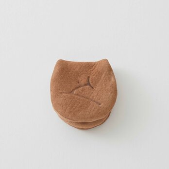 【ジビエ鹿革・ジビエレザー】ENISICA リンシカ・コインケース 茅葺 キャメル 本革の画像