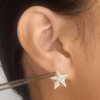 Utoka ☆silver  星  ピアス     片耳の画像