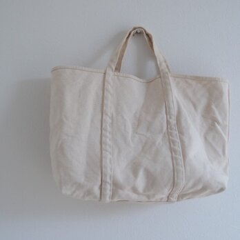 帆布　BASIC TOTE(M) 生成りの画像