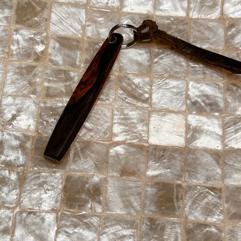 木製チャーム　キーホルダー　④の画像