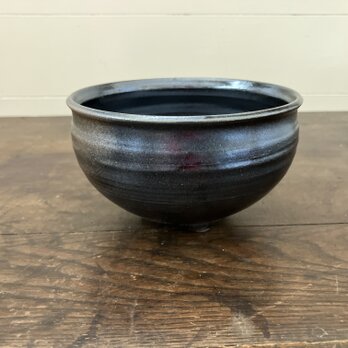 仏具　鉄サビ釉　香炉　大の画像