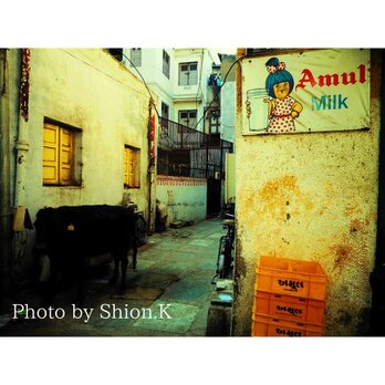 Amul　(インド旅写真・額付)の画像