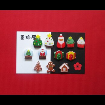 【選べるピアス】クリスマス２（※片耳1個売りです）の画像