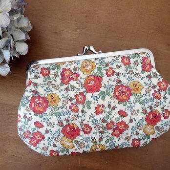 リバティ　ラミネートがま口　「Felicite」