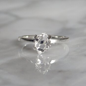 Crystal ring ハーキマーダイヤモンドの画像