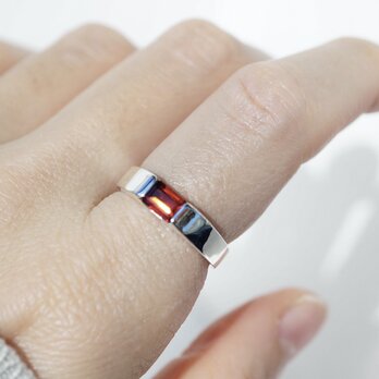 【受注制作】Garnet ringの画像