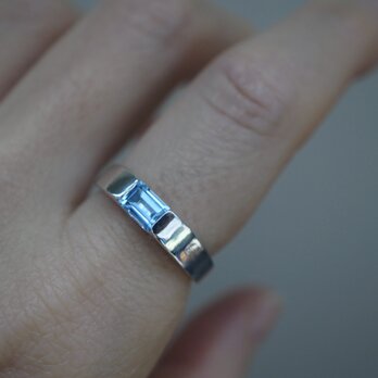 【受注制作】Blue topaz  ringの画像