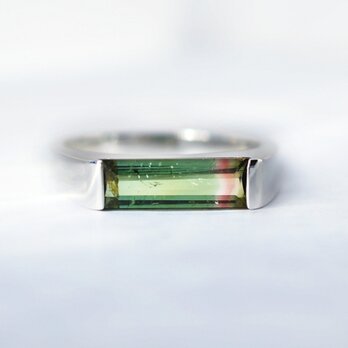 一点物　Bi-color tourmaline ringの画像
