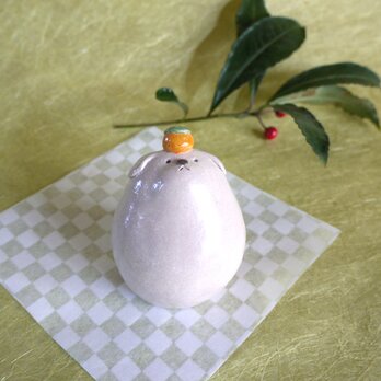 ワンコの鏡餅風置物・再販04の画像