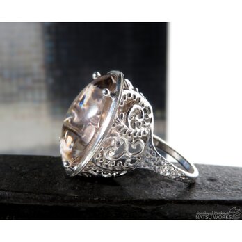 スモーキークォーツ リング / crushed Smoky Quartz Ringの画像
