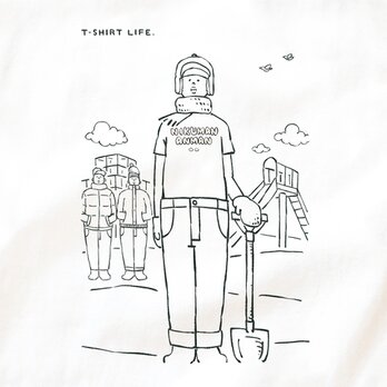 半袖Tシャツ『Ｔシャツライフ・タイプＢ』メンズ レディースの画像