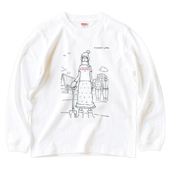 長袖Tシャツ『Ｔシャツライフ・タイプＡ』 男女兼用 ロンTの画像