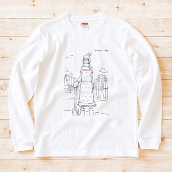 長袖Tシャツ『Ｔシャツライフ・タイプＡ』 男女兼用 ロンTの画像