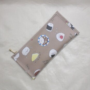 ぺたんこ長財布Slim／ご飯が好きっ！